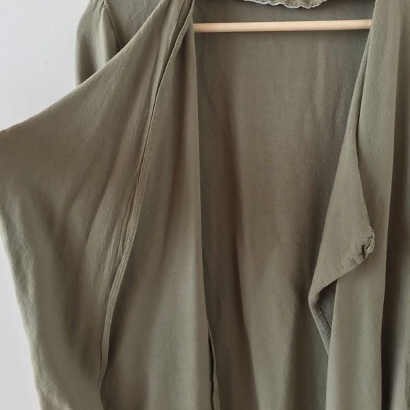 Sophie Rue open front green lightweight blazer - Picture 5 of 7